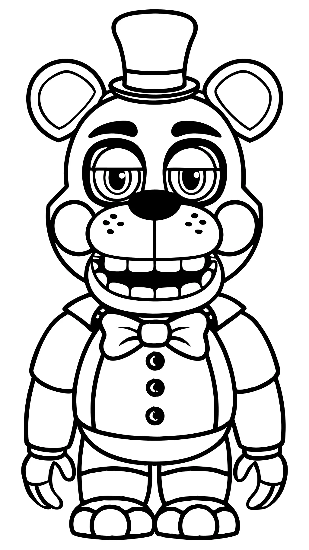 five nights at freddy’s printable coloring pages